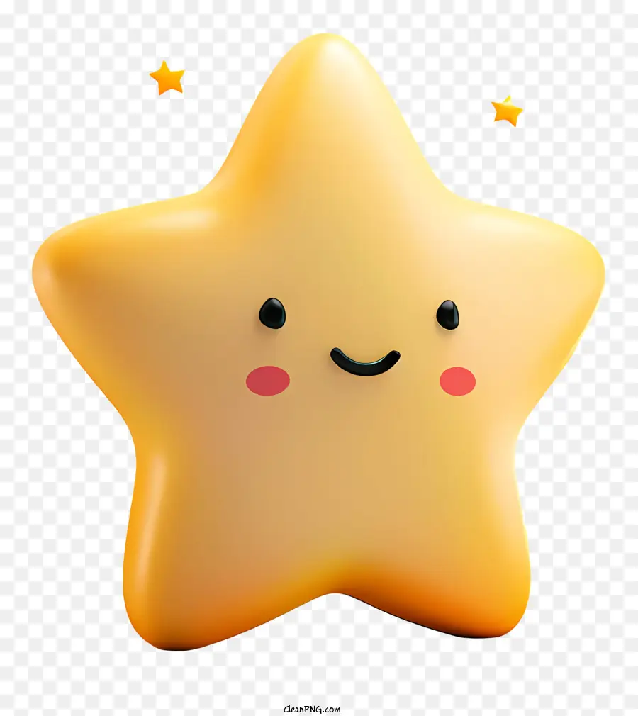 Émoji étoile，Étoile Souriante PNG