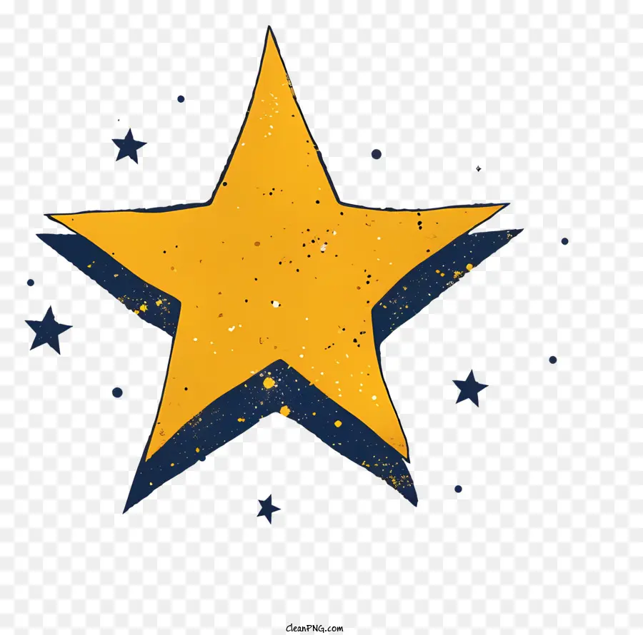 Étoiles，étoile D'or PNG