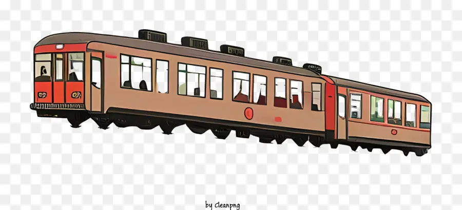 Train，Voiture Trolley PNG