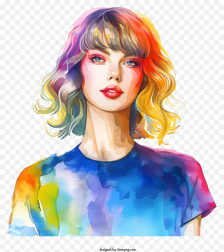 Taylor Swift，Peinture à L'aquarelle PNG