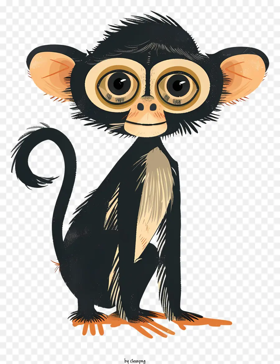 Singe，Singe De Dessin Animé PNG