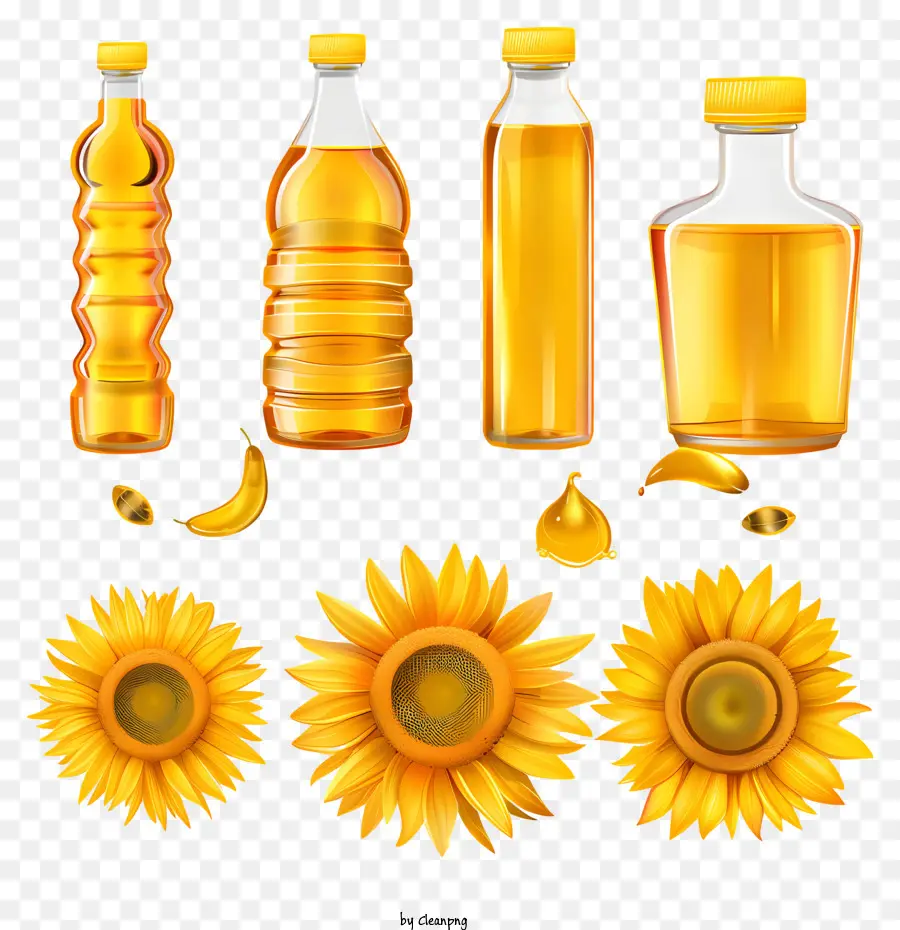 L'huile De Tournesol，Tournesols PNG