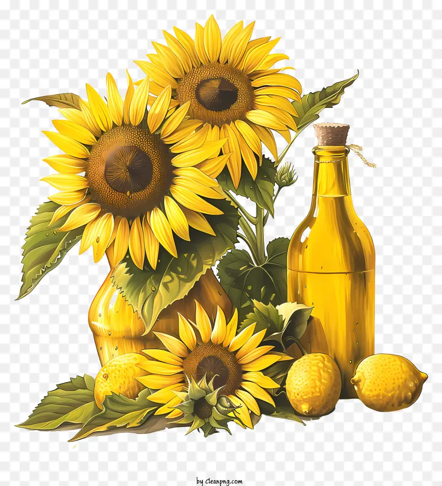 L'huile De Tournesol，Tournesols PNG