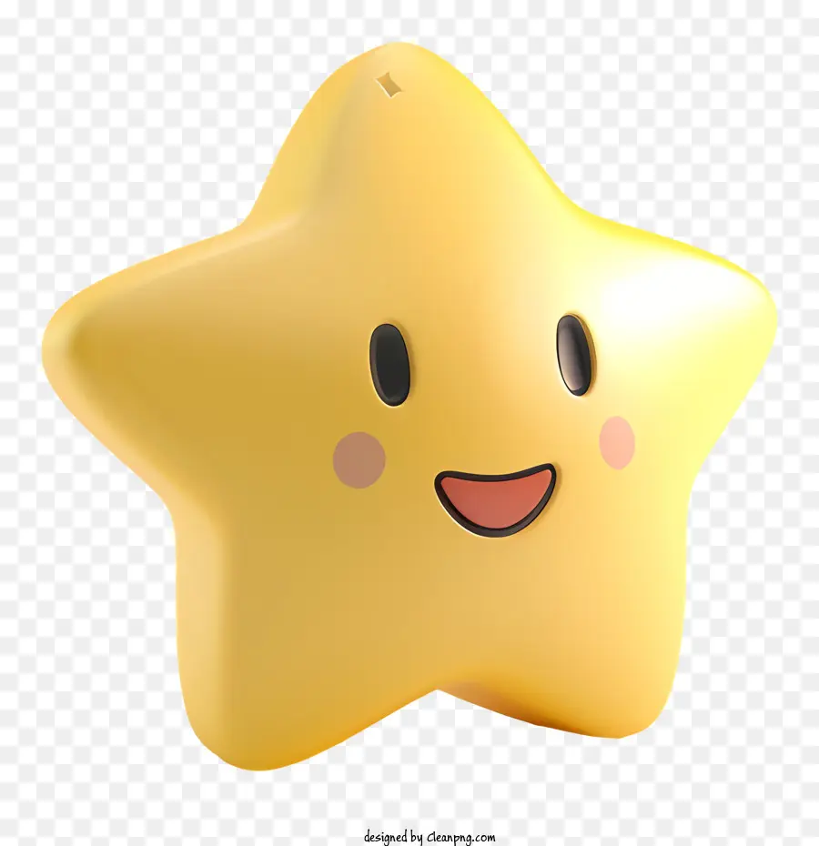 Émoji étoile，Étoile Souriante PNG