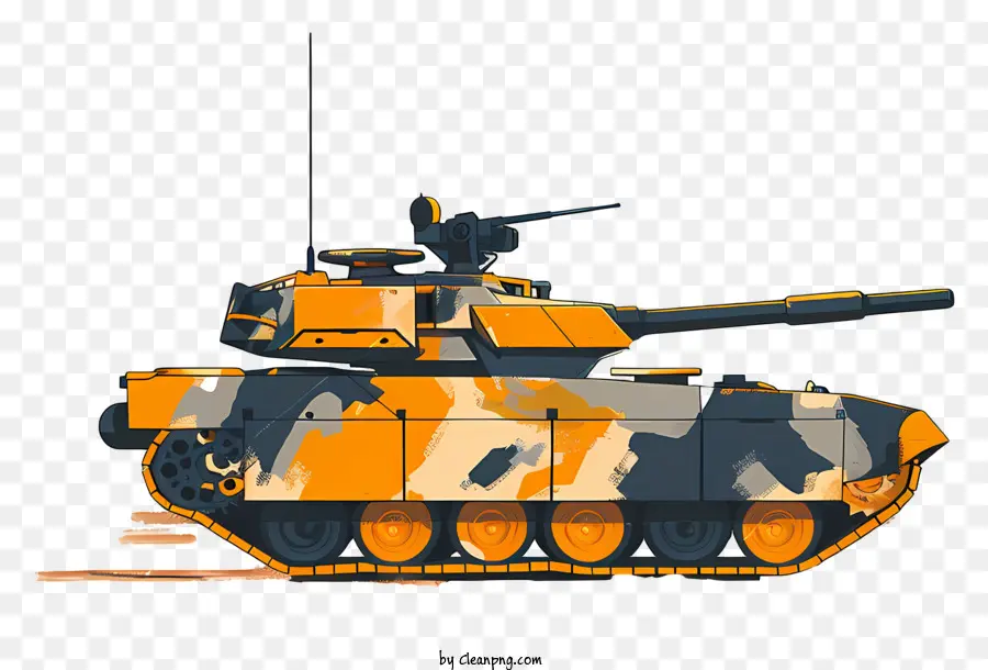 Dessin Animé Réservoir，Un Tank Blindé PNG