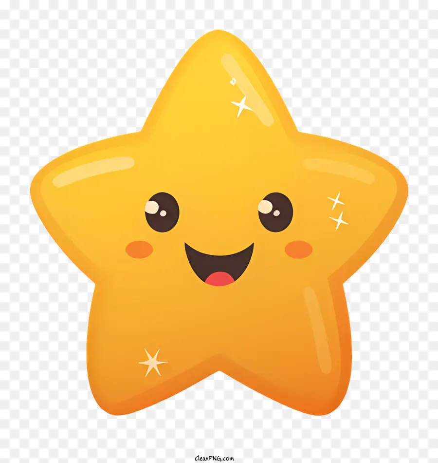 Star Emoji，Dessin Animé Star PNG