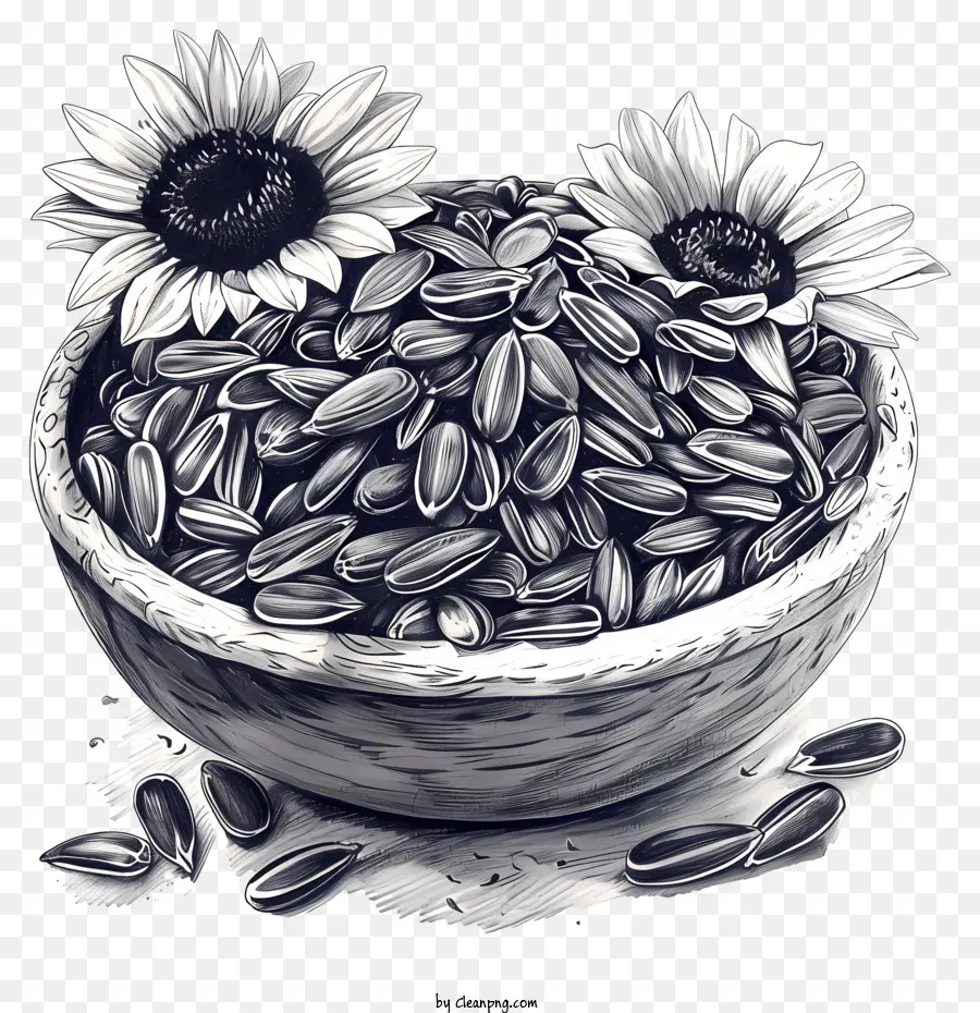 Graines De Tournesol，Bol PNG