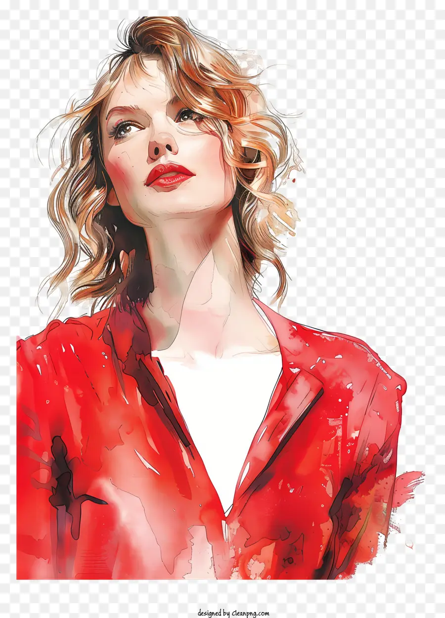 Taylor Swift，Femme En Rouge PNG