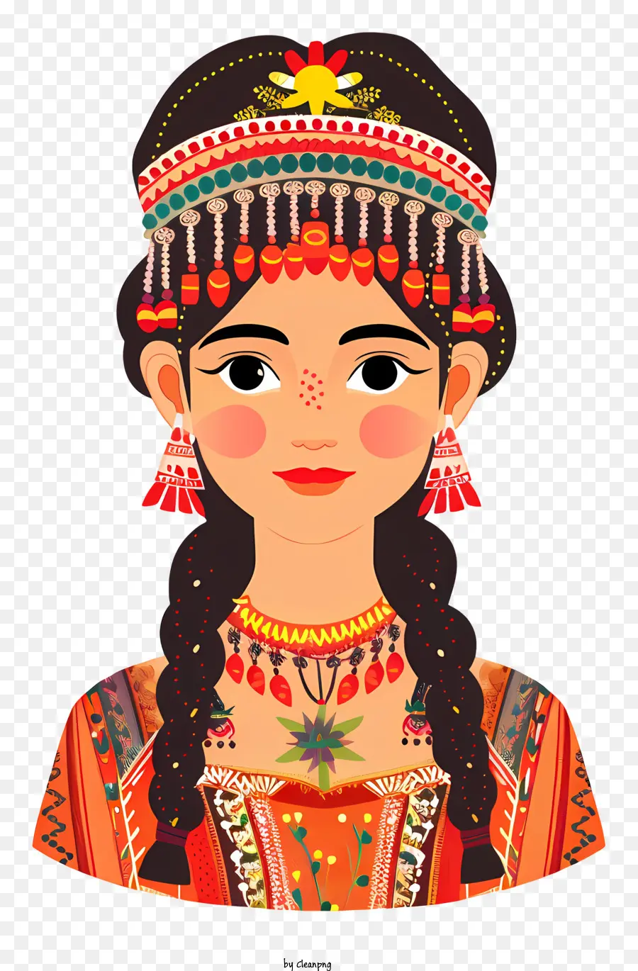 Fille，Femme Traditionnelle PNG