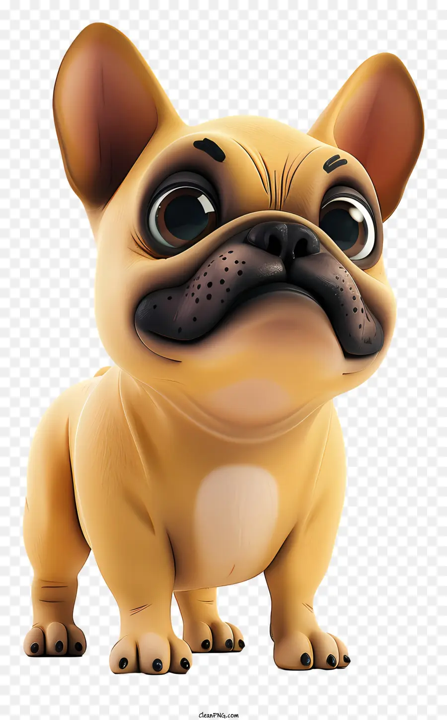 Bouledogue Français，Chien De Dessin Animé PNG