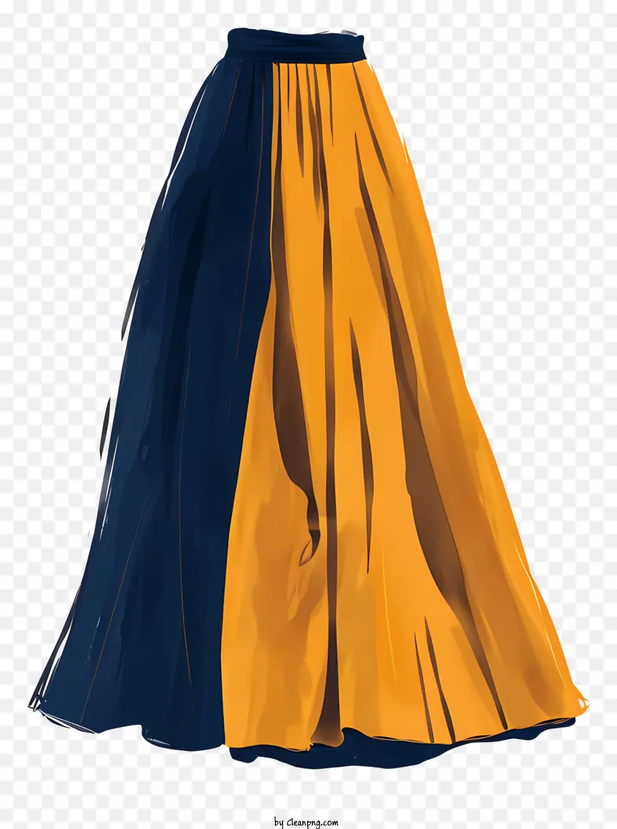 Jupe，Jupe Jaune Et Bleue PNG