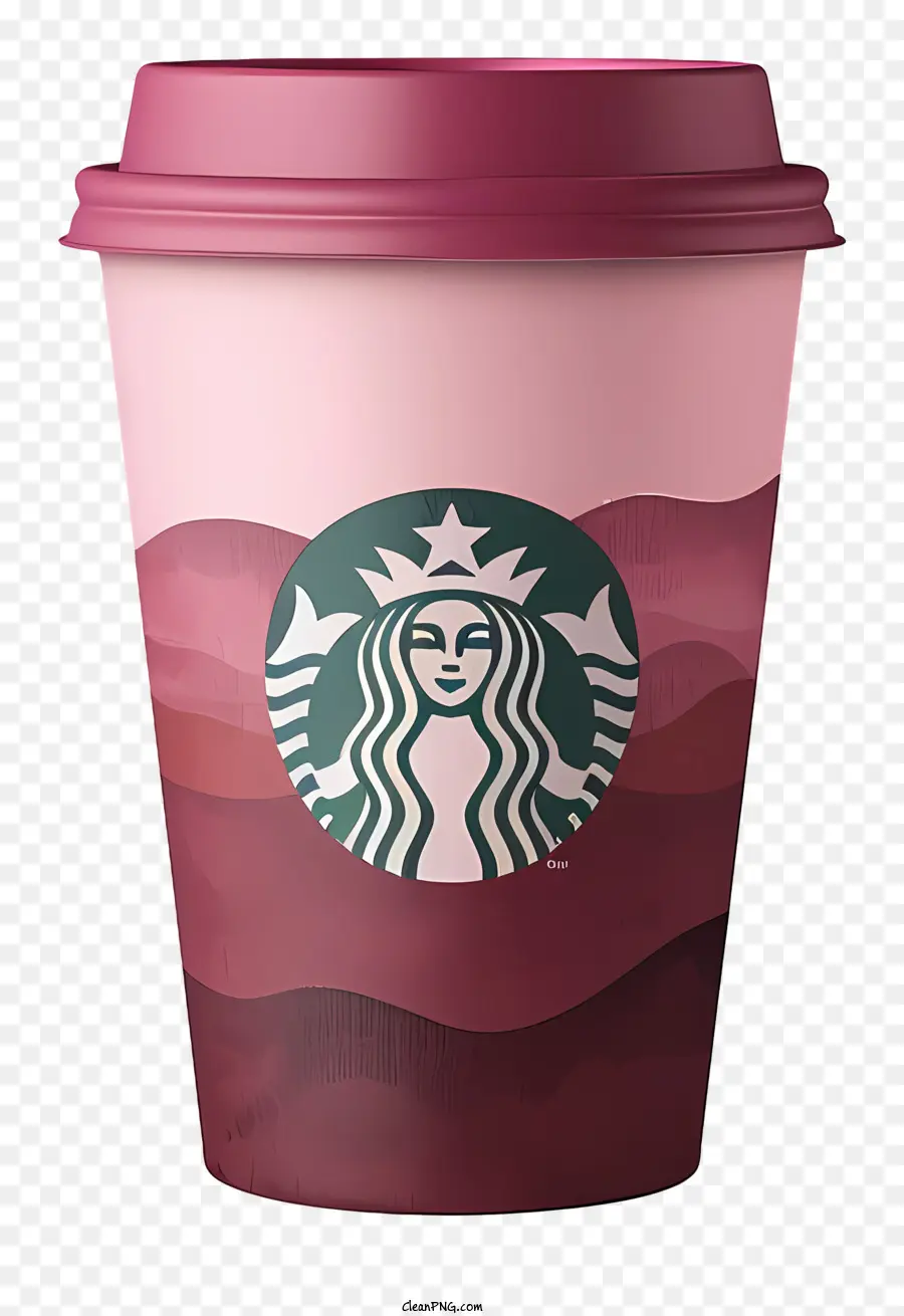 Starbucks Tasse De Café，Rose De La Coupe Du PNG