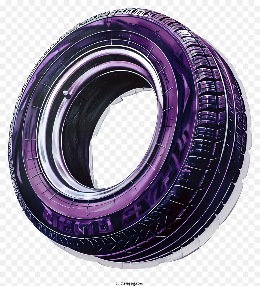 Pneu De Voiture，Pneu Violet PNG