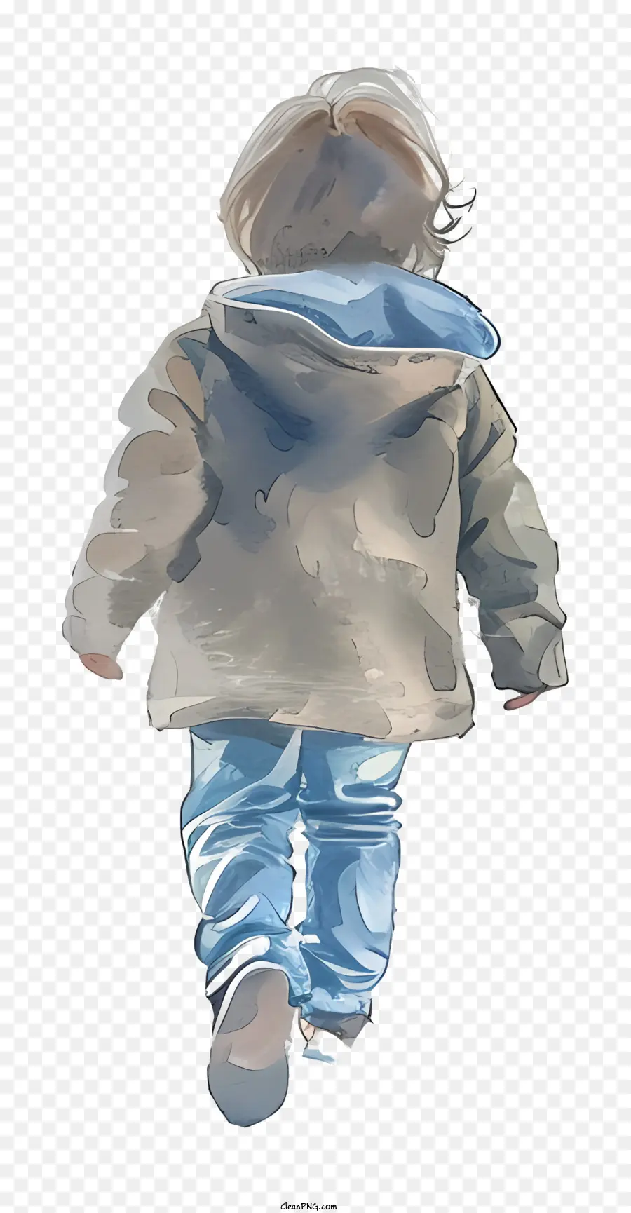 Enfant，Enfant En Veste Bleue PNG