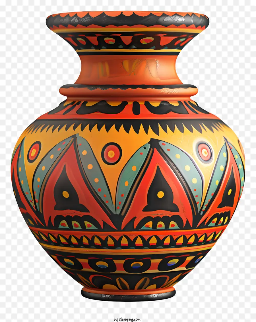 Vase Décoratif，Modèle PNG