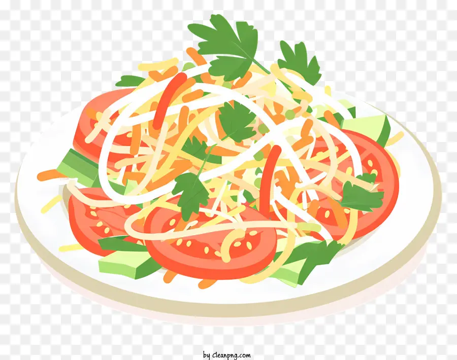 Salade De Papaye Verte，Salade PNG