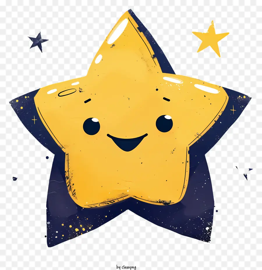 Star Emoji，Mignonne Star PNG