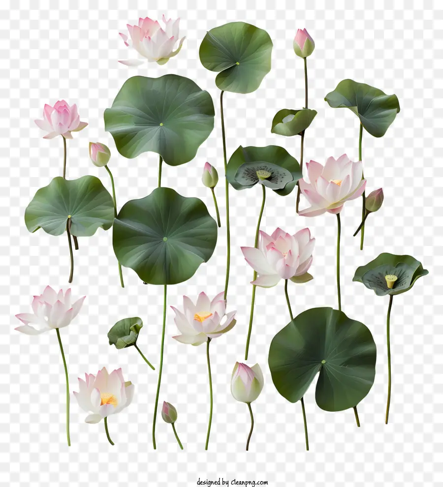 Des Fleurs De Lotus，Fleurs De Lotus Rose PNG