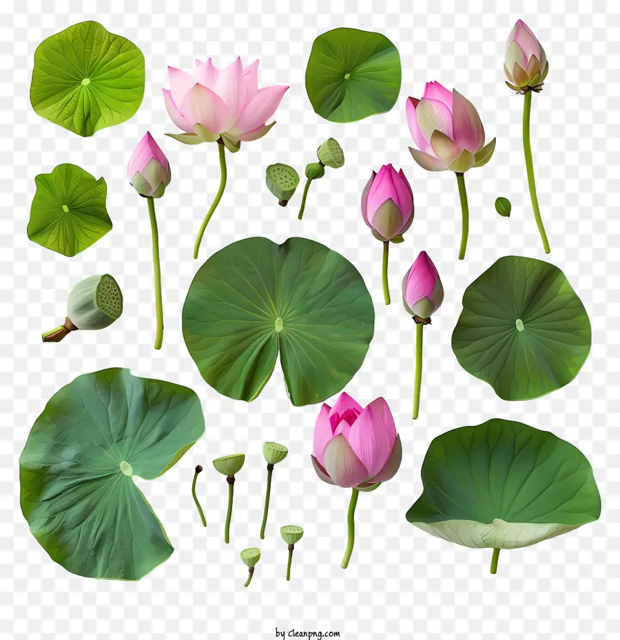Des Fleurs De Lotus，Fleur De Lotus PNG