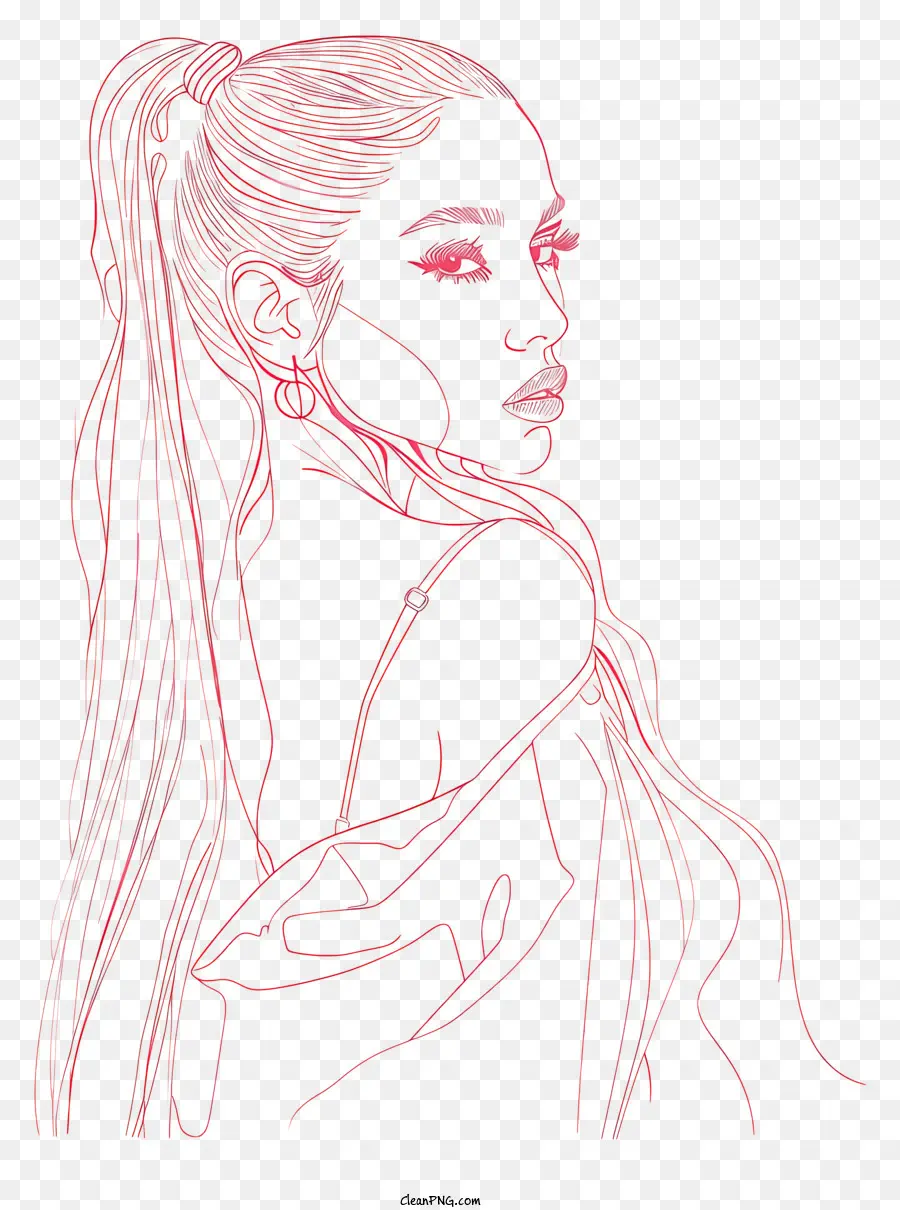 Ariana Grande，Femme Dessin PNG