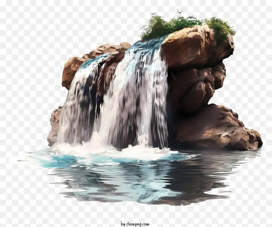 Chute D'eau，La Nature PNG