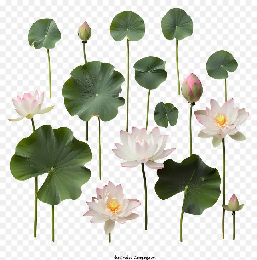 Des Fleurs De Lotus，Rose PNG