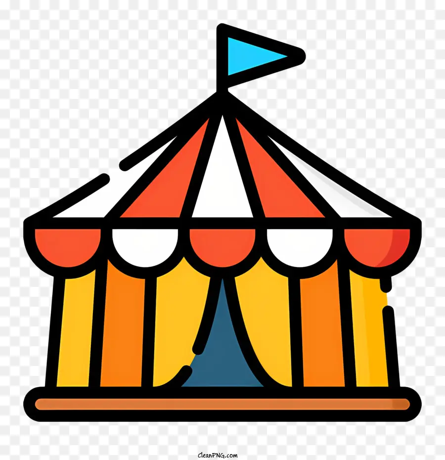 Tente De Cirque De Carnaval，Chapiteau De Cirque PNG