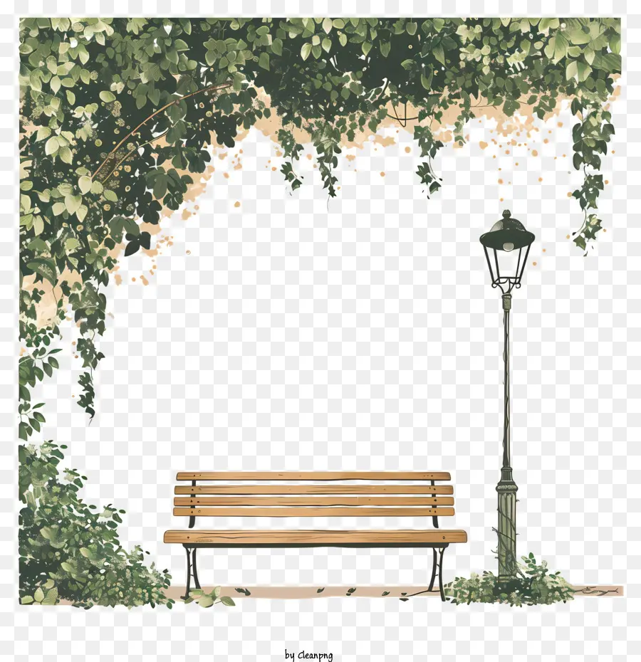 Banc De Parc，De Plein Air PNG