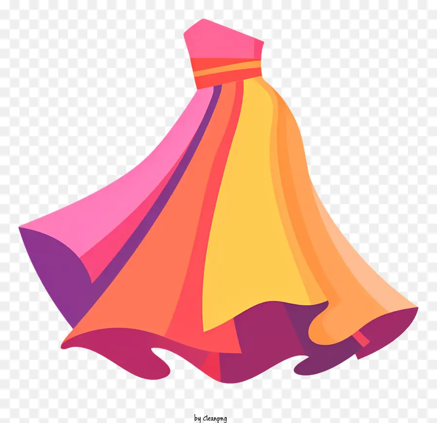 Jupe，Robe Colorée PNG