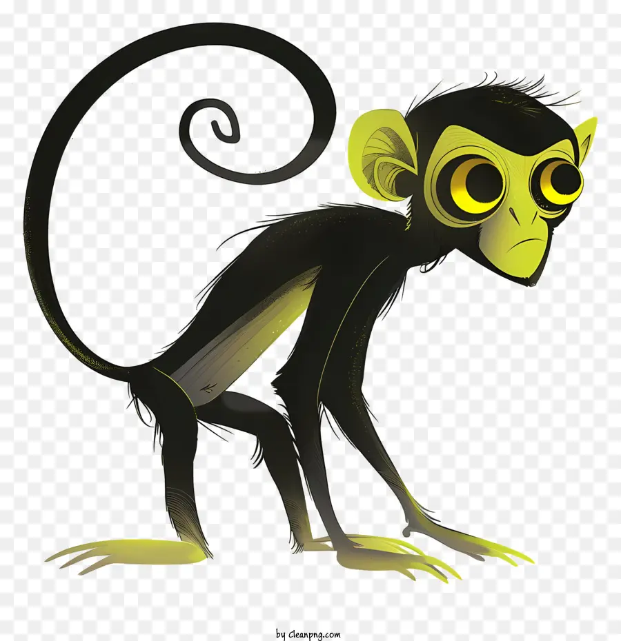 Singe，Singe De Dessin Animé PNG