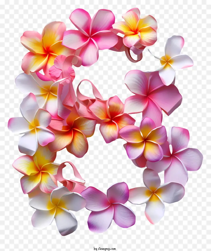Numéro Huit Floral，Plage PNG