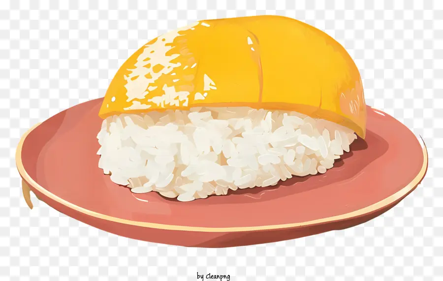 Riz Gluant à La Mangue，Les Oranges PNG