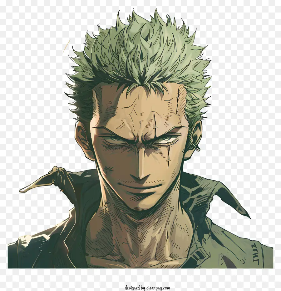 Une Seule Pièce Roronoa Zoro，Les Cheveux Blancs PNG