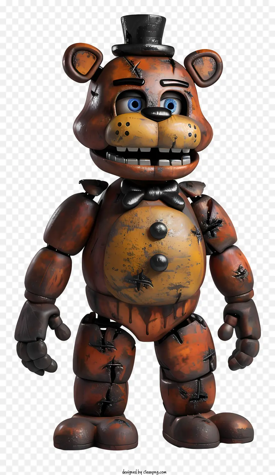 Freddy Fazbear，Ours Rouillé PNG