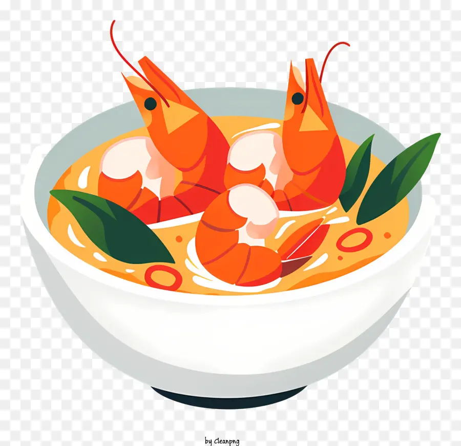 Tom Yum Goong，Soupe Aux Crevettes Au Curry PNG