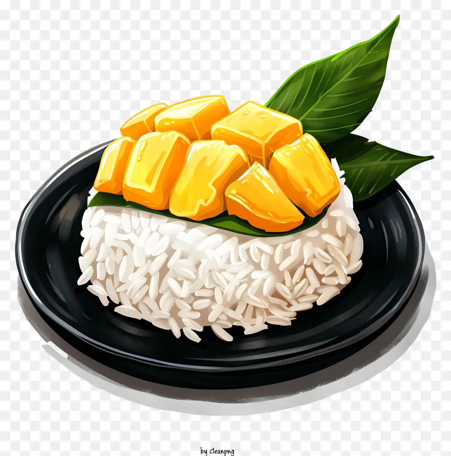 Riz Gluant à La Mangue，Aigre Doux De Porc PNG