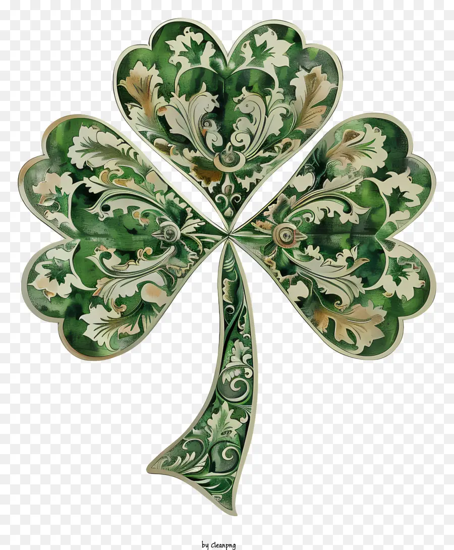 Trèfle De La Saint Patrick，Trèfle Décoratif PNG