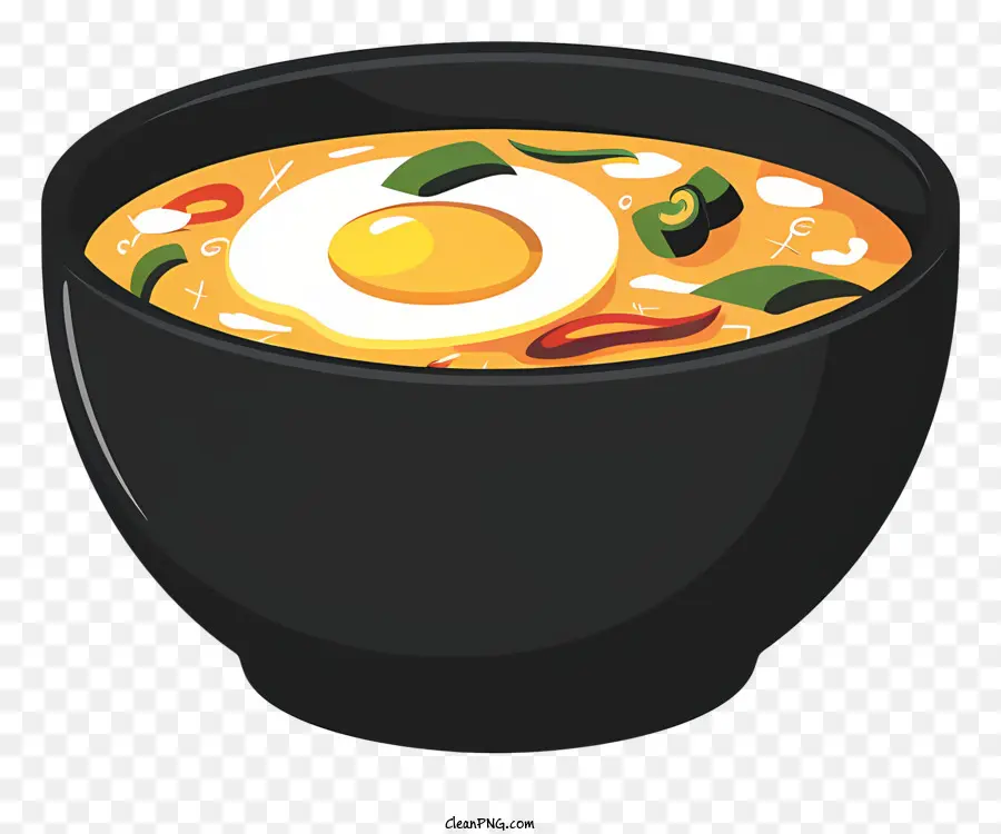 Ragoût D'oeufs Thaï，Bol à Soupe PNG