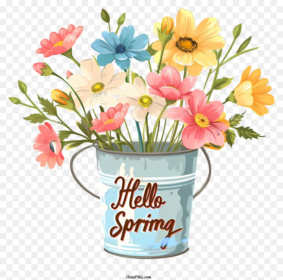 Bonjour Le Printemps，Fleurs PNG