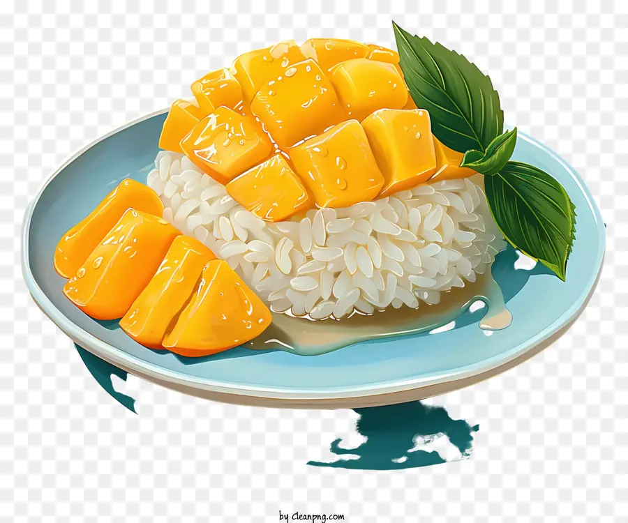 Khao Niao Maman，La Mangue Fraîche PNG