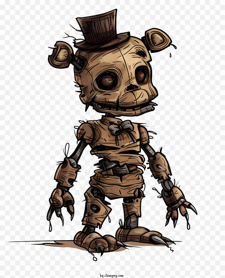 Freddy Flétri，Ours Animatronique PNG