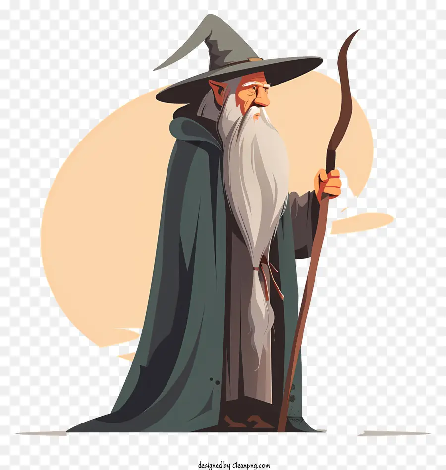 Gandalf，Assistant Avec Le Personnel PNG