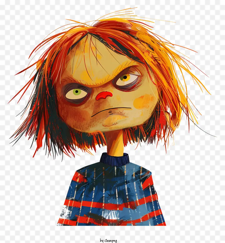 Chucky，Les Cheveux Rouges PNG