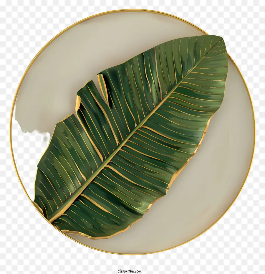 Feuille De Bananier，Feuille Verte PNG