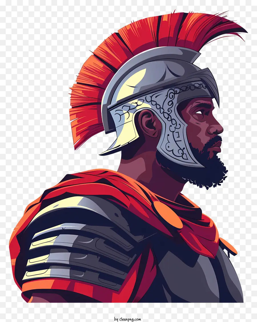 Gladiateur，Homme Noir PNG