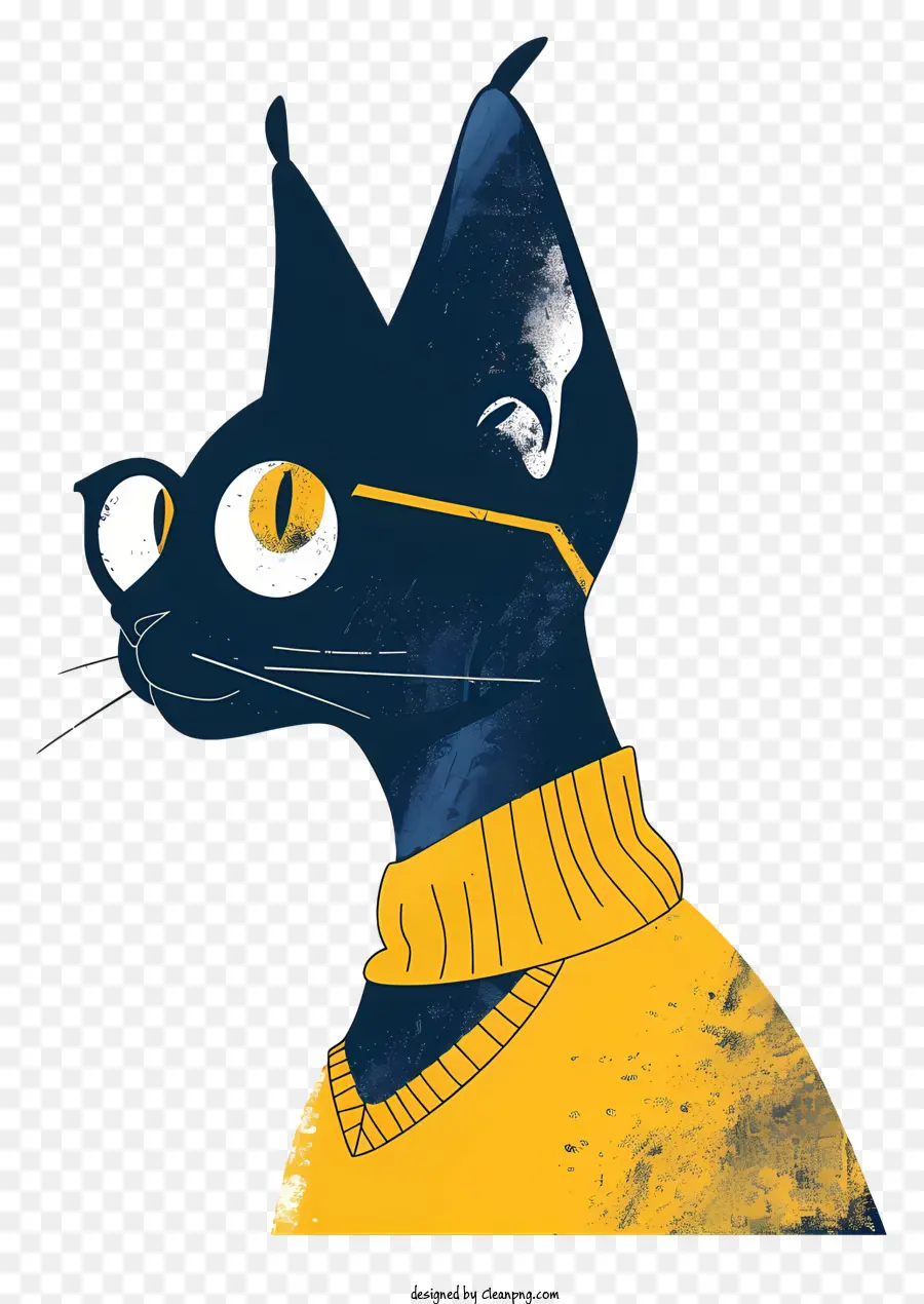 Figure Fantaisiste，Chat Noir PNG