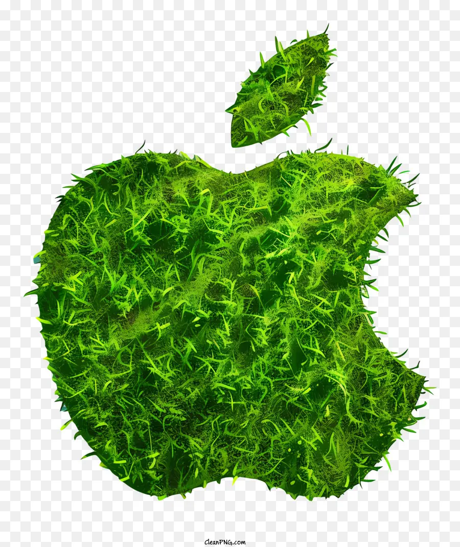 Logo Apple，Logo Apple Feuillu PNG