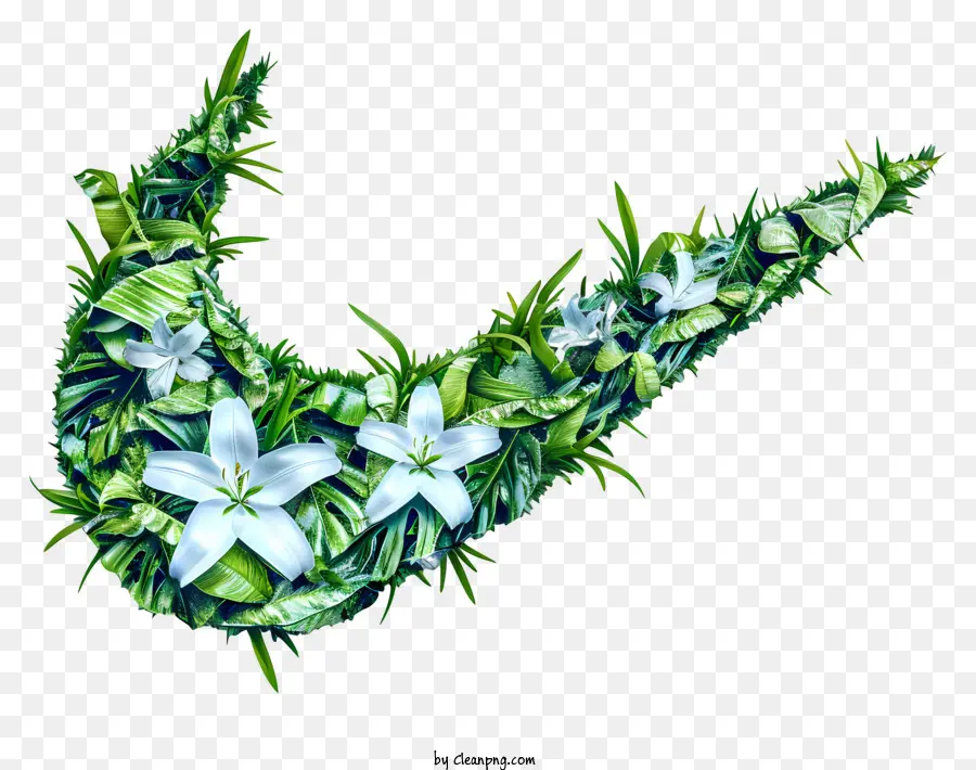Le Logo De Nike，Bandeau Floral PNG