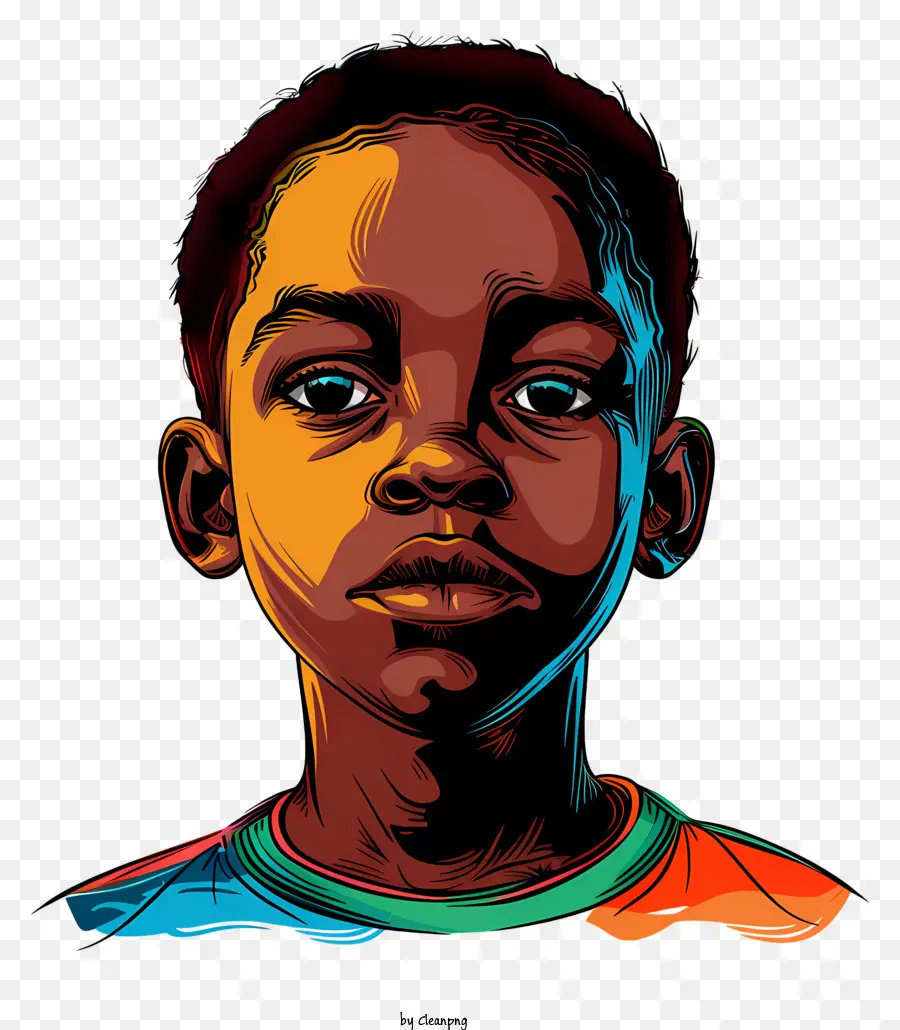 Africaine Garçon，Portrait De Jeune Garçon PNG