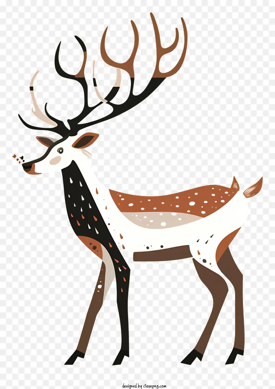 Cerf，Manteau Marron PNG